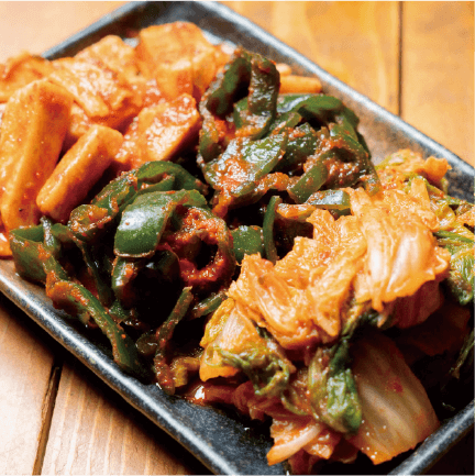 自家製キムチ盛り合わせ